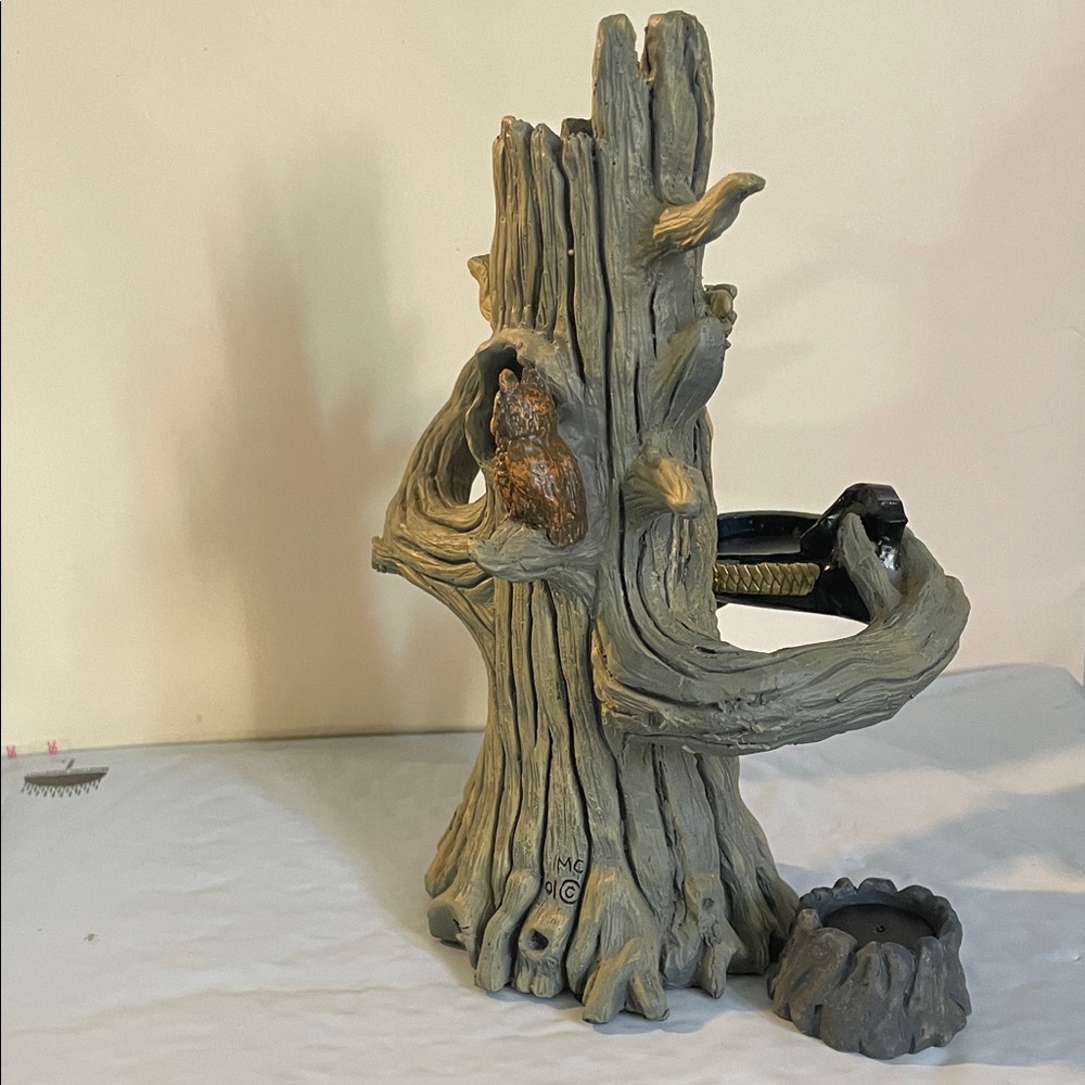 Whimsical Tree Spirit Incense Holder - Gray - Picture 2 of 3